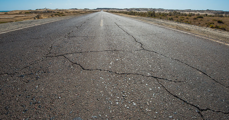 Road-cracks